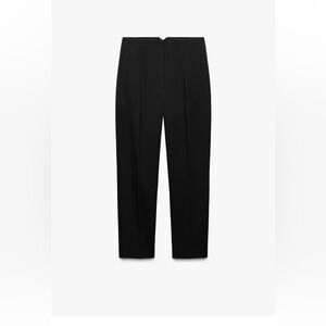 Zara high waisted pants black